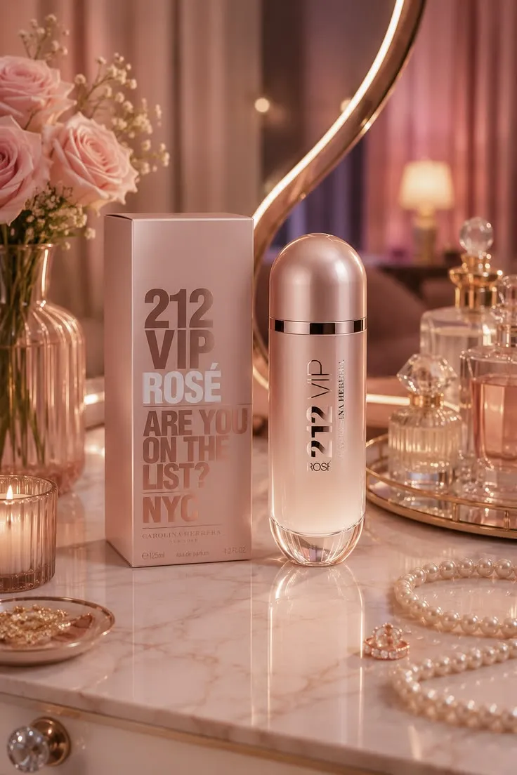 Carolina Herrera 212 VIP Rosé Elixir Feminino 80ml